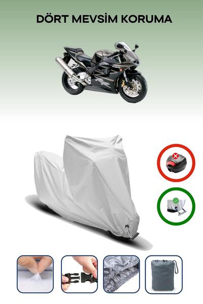 Breen قماش رمادي اللون متوافق مع دراجة نارية هوندا CBR 954 RR مقاوم للماء