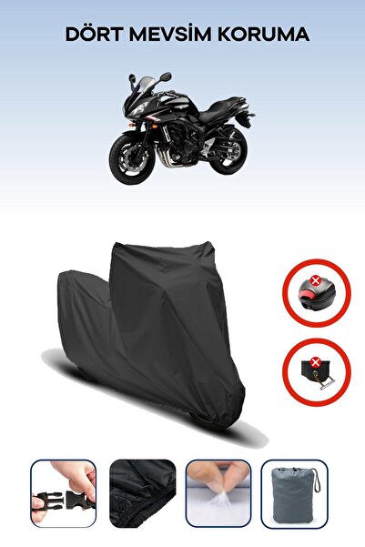Breen Black Rear Case Lock Incompatible Yamaha Fz6 Fazer Abs Compatible Motor...