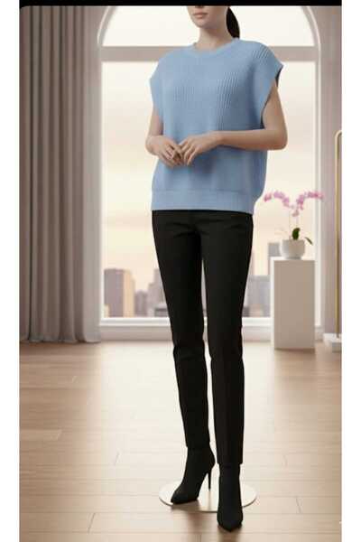 BYBIYIK KADIN BİSİKLET YAKA SÜVETER