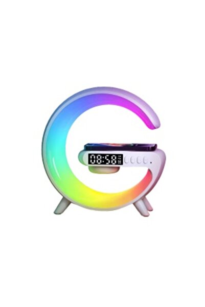 STOREONLINE Lampa LED RGB smart 4in1 boxa bluetooth incarcator wireless telefon multicolora