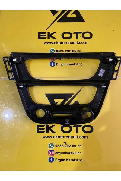 MAİS 682608709r fluence megane 3 radio frame, carded type, black.