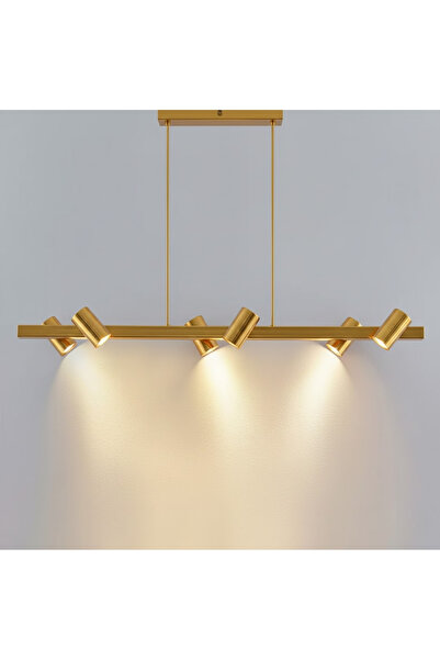 RONİSU AYDINLATMA Rosaline 6 Spot Başlıklı Sıralı Avize RA-AVZ- 9137-82-64