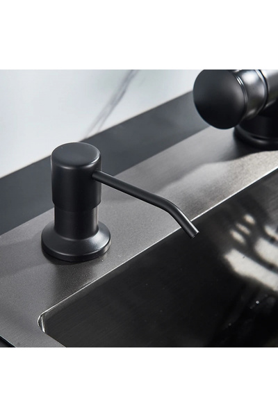 Novara Mat Black Soap Dispenser 280 ml