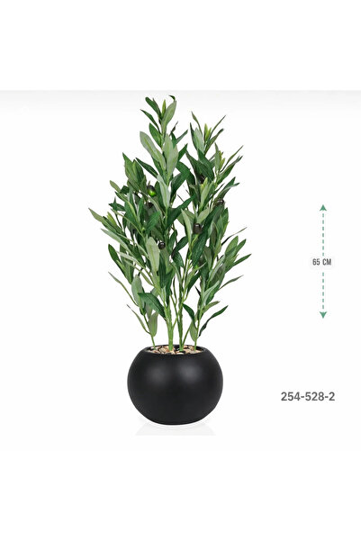 MARINO Artificial olive tree, 65 cm, black pot