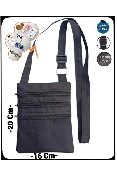 SEVBAGS HAC UMRE TELEFON KART KİMLİK PASAPORT GÜNLÜK ÇAPRAZ ASKILI BOYUN CÜZDANI