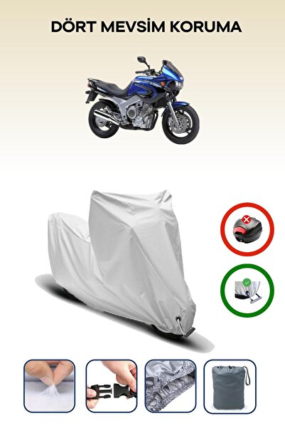 Breen Gray Lock Compatible Yamaha Tdm 850 Compatible Motorcycle Tarpaulin Waterproof