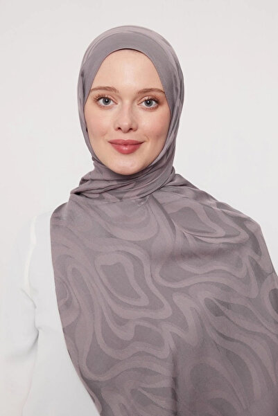 Levidor Abstract Pattern Grazi̇a Shawl - Lilac
