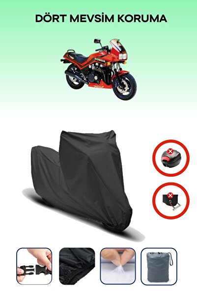 Breen Black Rear Bag Lock Incompatible Honda Cbx 750 Compatible Motorcycle Ta...
