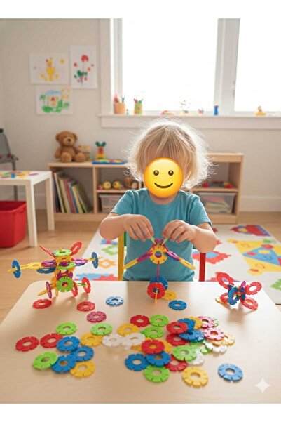mekteplim 60 Pieces Stem Education Compatible Interlocking Discs Educational ...