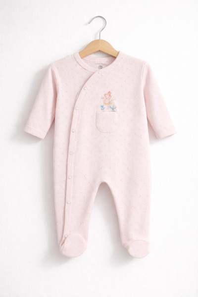 For My Baby Cute Rabbit Patterned Baby Girl Romper