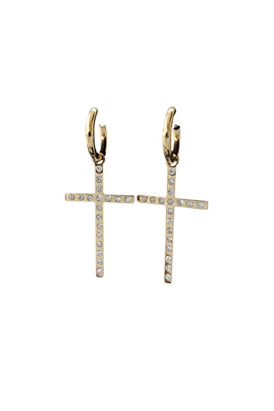 Abundo Cercei din inox Gabrielle gold