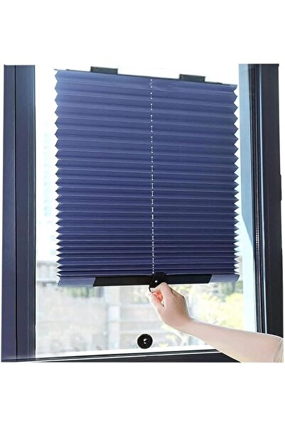 The Bros Suction Cup Pleated Roller Blind