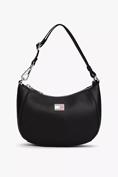 Tommy Hilfiger Kadın Daily Elevated Yarım Ay Tasarımlı Logo Rozetli Omuz Çant...