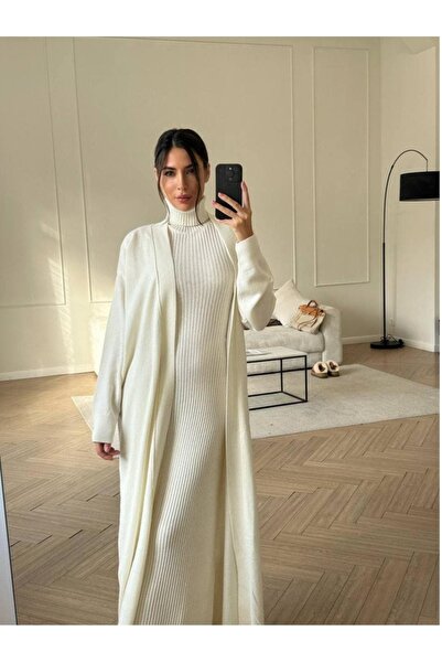 dshee woman BALIKÇI YAKA ELBİSE HIRKALI TAKIM