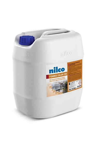 nilco 32001812 Foamix Klor 200 Köpüklü Alkali Klorlu Sanitasyon Ürünü 20 L