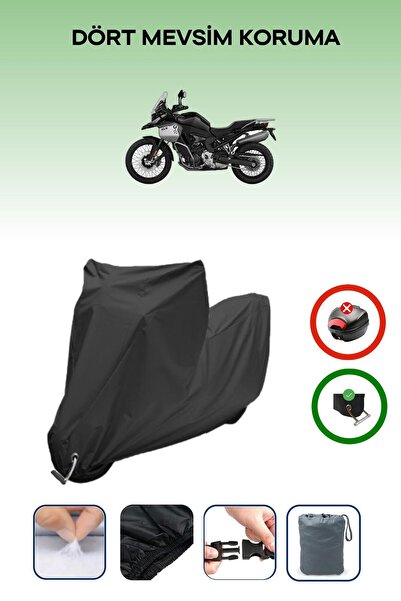 Breen Black Lock Compatible Bmw F 900 Gs Adventure Compatible Motorcycle Tarpaulin Waterproof