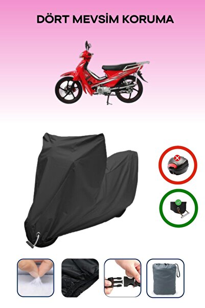 Breen Black Lock Compatible Mondial 100 Mfh Compatible Motorcycle Tarpaulin W...