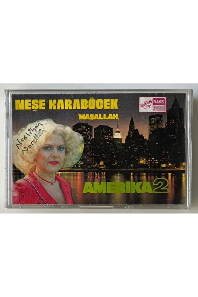 Altın Plak Neşe Karaböcek Mashallah America 2 كاسيت 1988 كاسيت طباعة ورقية