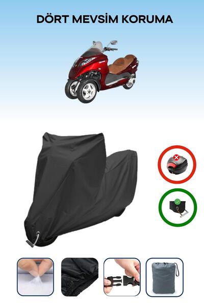 Breen غطاء دراجة نارية متوافق مع Yuki YB250ZKT Optimus متوافق مع اللون الأسود مقاوم للماء