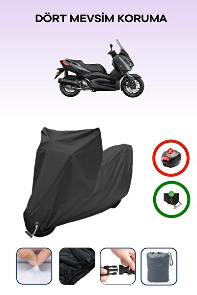 Breen Black Lock Compatible Yamaha X-Max 125 Iron Max Abs Compatible Motorcyc...