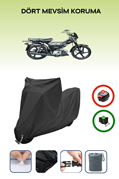 Breen غطاء دراجة نارية متوافق مع فلاش فالكون 100 متوافق مع اللون الأسود مقاوم للماء