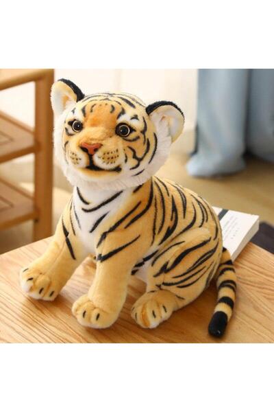 Halley Oyuncak PL50132 25 CM OTURAN KÜÇÜK KAHVERENGİ KAPLAN-HLY