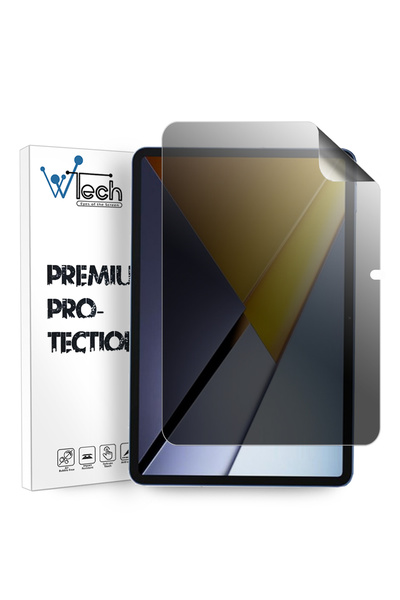 Wtech Xiaomi Poco Pad X1 (11.2 inch) 2025 Premium Hydrogel Anti Spy Film Thin and Flexible Clear