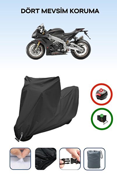 Breen Black Lock Compatible Aprilia Rsv4 1100 Compatible Motorcycle Tarpaulin...