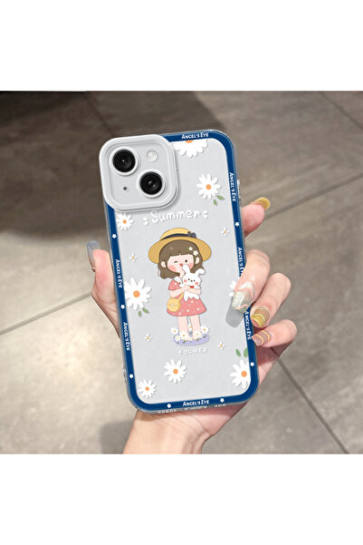 Hontinga غطاء هاتف شفاف متوافق مع آيفون 15 مع حماية للكاميرا ووسادة هوائية لط...