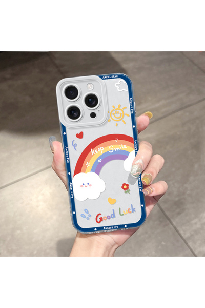 Hontinga غطاء هاتف شفاف متوافق مع آيفون 16 برو مع حماية للكاميرا ووسادة هوائي...