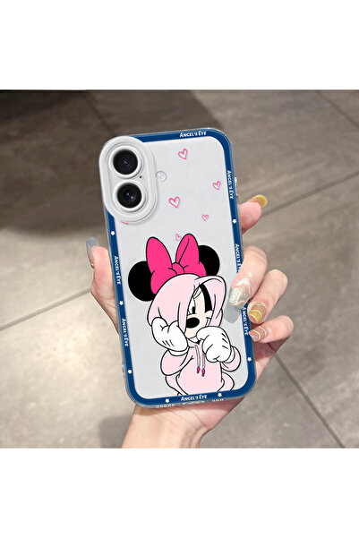 Hontinga غطاء هاتف شفاف متوافق مع آيفون 16 مع حماية للكاميرا ووسادة هوائية مي...