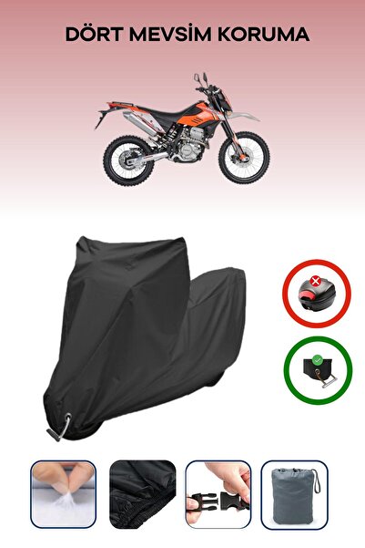 Breen غطاء دراجة نارية متوافق مع Black Lock متوافق مع Mondial X-Treme Enduro مقاوم للماء