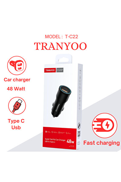 TRANYOO Fast Car Charger 48W