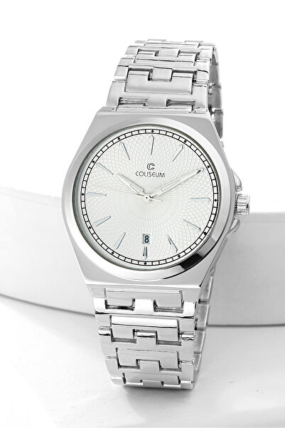 Coliseum CLS9059MT-EMT-01 ERKEK METAL TAKVIMLI TEK SAAT