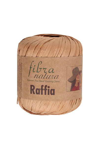 Fibra Natura Raffia %100 Viscose – 40 g 90 m Medium Thickness Knitting Yarn-116-14-1 Piece