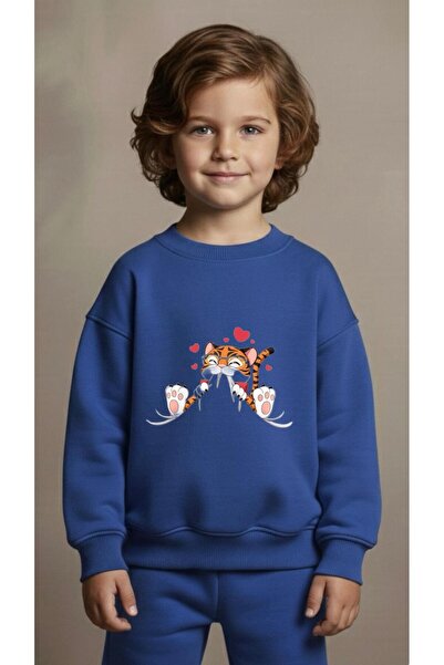 playwear Φούτερ ομάδας με στάμπα YORGAN για κορίτσια και αγόρια, με λαιμόκοψη...