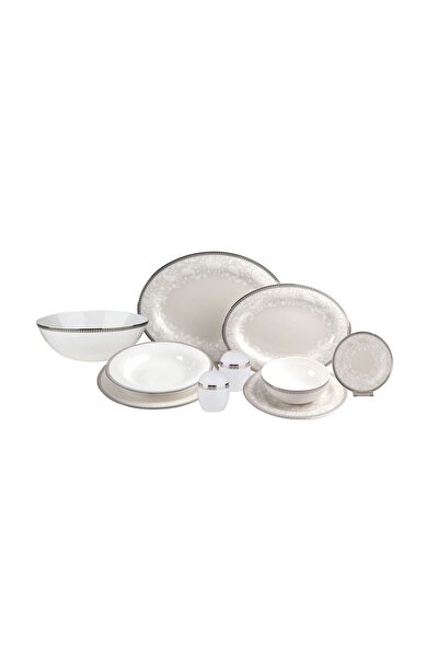 ROYAL CANTERBURY Milada Platinum 55 Parça Yemek Takımı