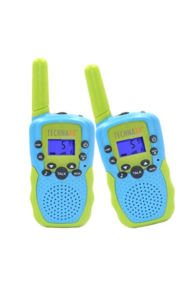 Lifenaxx Set de 2 stații walkie-talkie, TX-347, 8 canale, rază de acțiune de ...