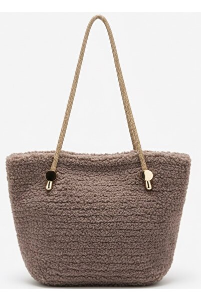 Lume Store حقيبة كتف مصنوعة يدويًا من قماش القطيفة مع حزام حجر ذهبي