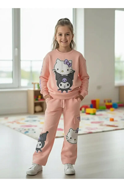 ww waka waka kids store Set de trening pentru fetiță Hello Kitty și Kuromi cu...
