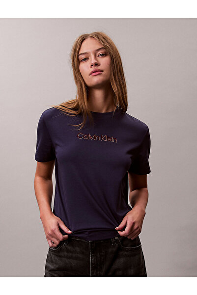 Calvin Klein Kadın Classic Foil T-shirt