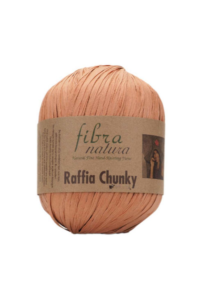 Fibra Natura Raffia Chunky 100% viscoză – 100 g 120 m Ață de tricotat cu aspect gros de paie-114-19-1 BUC.