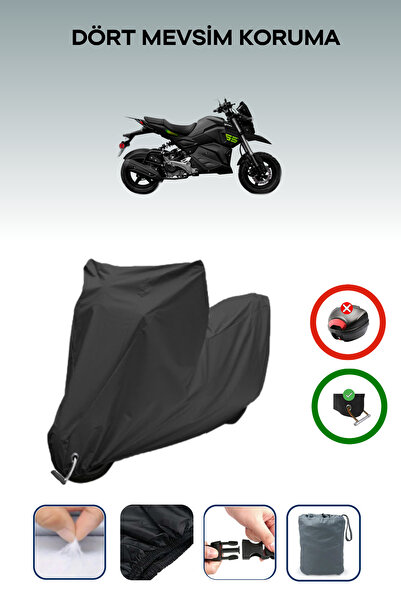 Breen Black Lock Compatible Yuki Hammer 50 Compatible Motorcycle Tarpaulin Wa...