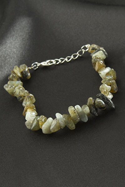 FREEDOM STOREE سوار من حجر اللابرادوريت الطبيعي المكسور