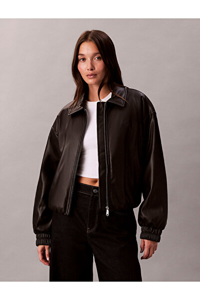 Calvin Klein FAUX LEATHER INSULATED BOMBER