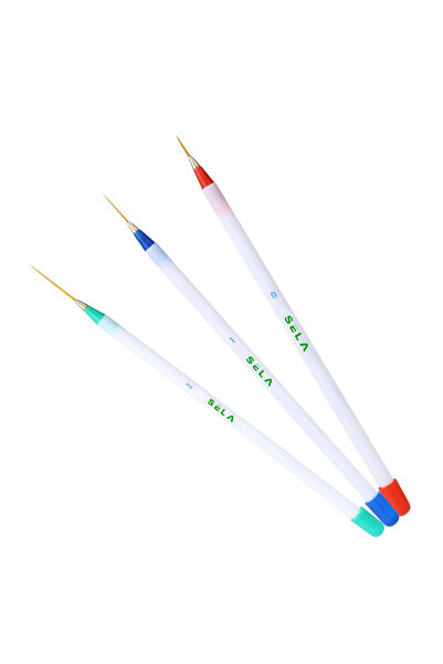 SELA Set de 3 pensule pentru contur, Sela, NBS 03 F