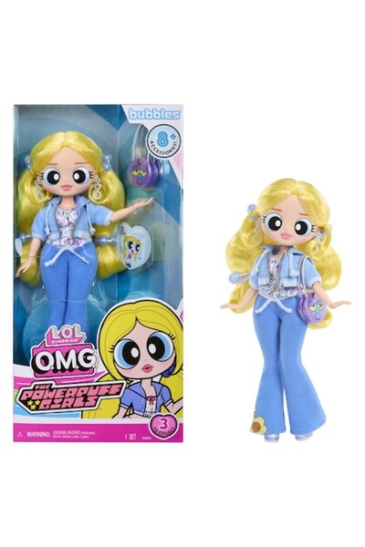 L.O.L. SURPRISE L.O.L Surpriză! OMG Powerpuff - Bubbles, 3 ani+