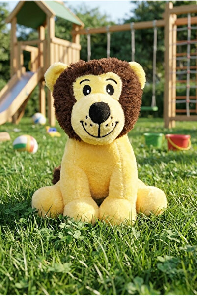 Eco Lounge Peluş Oyuncak Aslan – Yumuşak Dokulu, Sarılmalık Sevimli Uyku Arka...