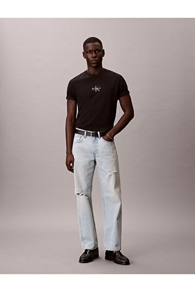 Calvin Klein Erkek 30s Micro Monologo T-shirt