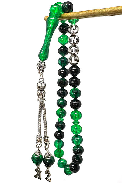 Fabula Silver İsimli Tesbih Kişiye Özel Erkek Hediye Harfli Tespih